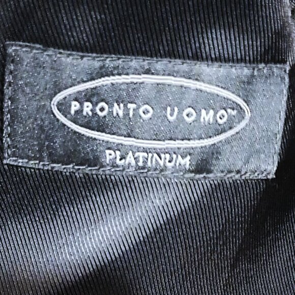 Pronto Uomo Platinum Men Dark Gray Jacket Only   40L - Picture 8 of 12